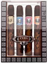 Cuba Set Miniatures rinkinys vyrams (EDT Gold, 5 ml + EDT Mėlyna, 5 ml + EDT Oranžinis, 5 ml + EDT Raudona, 5 ml)