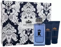 Dolce&Gabbana K rinkinys vyrams (EDP, 100 ml + dušo želė, 50 ml + balzamas po skutimosi, 50 ml)