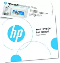 HP Advanced – blizgus – 10,5 mil – 102 x 305 mm – 250 g/m2 – 65 svarai – 10 lapų fotopopierius – skirtas ENVY Inspire 7920e