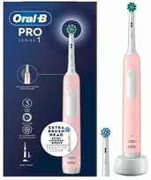 Braun „Oral-B Pro Series 1“, Suaugusiesiems, Besisukantis-vibruojantis dantų šepetėlis, Kasdienė priežiūra, Jautriems dantims, Balinimas, 20 000 judesių per minutę, Rožinė, 8800 judesių per minutę