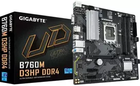 Pagrindinė plokštė „Gigabyte B760M D3HP DDR4“ | Procesorių šeima „Intel“ | Procesoriaus lizdas LGA1700 | DDR4 | Palaikomos standžiojo disko sąsajos M.2, SATA | SATA jungčių skaičius: 4