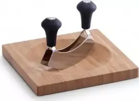 Zeller Bamboo Bambuko žolelių pjaustymo lenta + smulkintuvas