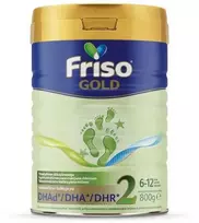 Tolimesnio maitinimo mišinys Friso Gold 2, 6-12 mėn., 800g