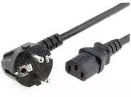 EU 220V power cable, 1.5m, C13 socket