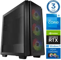 Stacionarus kompiuteris INTOP AQUA i5-14400F 32GB DDR5 500SSD M.2 NVME RTX3050 8GB WIN11 (RW34748WH)