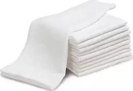 Baby Matex Baltų medvilninių marlės vystyklų rinkinys, 20 vienetų, 70x80 cm, kūdikių priežiūros reikmenys, minkštos palos naujagimiams