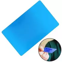 Oem Aliuminio vizitinė kortelė graviravimui - juoda - 54x86mm -