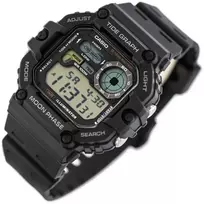 CASIO skaitmeninis Moonphase vyriškas laikrodis WS-1700H-1AV + BOX