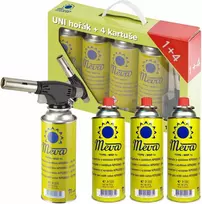 meva Creme Brulle 1kW universalus maitinimo dujinis degiklio KOMPLEKTAS