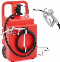 MSW Nešiojamas kuro bakas su elektriniu siurbliu, užpildas ant ratų, 37 l/min, 120 l
