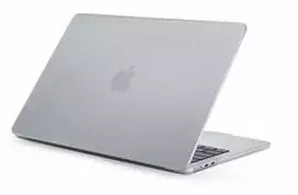 Pipetto Hardshell Dots dėklas, frosted clear – Apple MacBook Air 13.6″ (M3,2024/M2,2022)