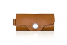 Solier Accessories Odinis raktų dėklas SOLIER SA11 - Šviesiai ruda