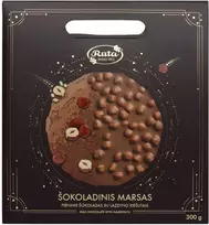 Rūta Pieninis šokoladas su lazdyno riešutais „Šokoladinis Marsas“, 300g
