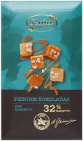 Rūta Pieninis šokoladas su sūria karamele, 90 g