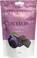 Rūta Slyvos su juoduoju šokoladu (55 %), 120 g