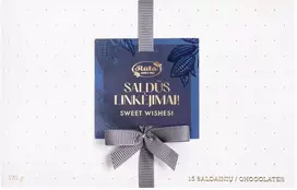 Šokoladinių saldainių rinkinys „Rūta 1913“, SALDŪS LINKĖJIMAI!, 170 g