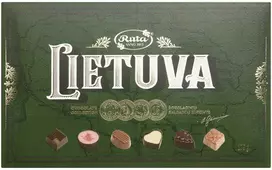 Rūta Šokoladinių saldainių rinkinys „Lietuva“, 175 g