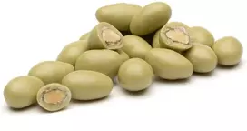 Rūta Migdolai su baltuoju šokoladu ir pistacijomis, 1kg