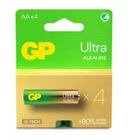 GP Battery GP - itin šarminės AA baterijos, 15AU/LR6, 1,5 V, 4 vnt. pakuotėje