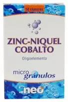 "Neo Microgranules" cinko nikelio kobalto 50 kapsulių