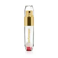 „Travalo Perfume Pod Crystal“ daugkartinio pildymo kvepalų purkštuvas, 5 ml, auksinis