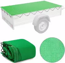 Wiesenfield Transportinis tinklas krovinio tvirtinimui priekabai, smulkaus tinklelio, 2,5 x 4,5 m, žalias