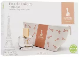 Sophie La Girafe Sophie La Girafe EDT rinkinys vaikams (EDT 50 ml + Kosmetinis krepšelis)