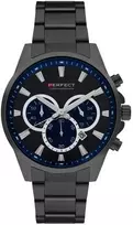 PERFECT VYRIŠKAS LAIKRODIS M510CH-03 - CHRONOGRAFAS (zp386c) + DĖŽUTĖ