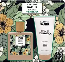 Versace „Saphir Botanic Verbena“ komplektas su tualetiniu vandeniu, purškiamu 100 ml + kūno losjonu, 150 ml