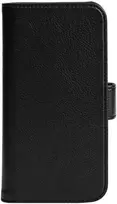 Dėklas ESSENTIALS „iPhone 12 mini“ PU piniginė, 3 kortelėms, juoda