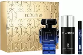 Paco Rabanne Phantom Intense Eau De Perfume Purškiklis, 100 ml rinkinys 3 vnt.