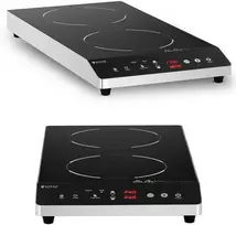 Royal Catering Viryklė, reguliuojama indukcinė kaitlentė, 2 kaitvietės, sk. 26 cm LED 1800 W