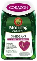 MOLLER´S Mollers širdies omega-3 80 kapsulių