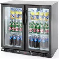 Arktic Parduotuvės šaldytuvas gėrimams, 2 durų, 4 lentynos, 215 W, 180 l - Hendi 235829