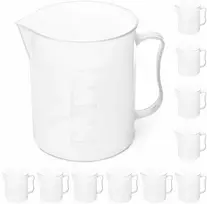 Steinberg Systems Plastikinė laboratorinė stiklinė su 500 ml gradacija - 10 vnt.