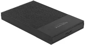 Delock 42011 - HDD/SSD enclosure - 2.5" - Serial ATA III - 5Gbit/s - USB connectivity - Juodas