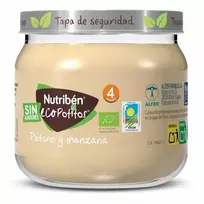 Ekologiška kūdikių tyrelė Nutriben Ecopotito Bananas Obuolys 120g
