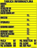 Trytyt STATYBOS INFORMACINĖ LENTA 0,60MM