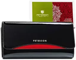 Natūralios odos piniginė moterims Peterson L172