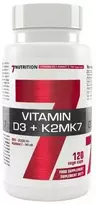 7 Nutrition Vitamin D3 + K2 Mk7 120kaps.