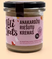Milinuts Mili Nuts Traškus anakardžių riešutų kremas : Svoris - 1000 g