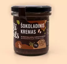Milinuts Mili Nuts Šokoladinis riešutų kremas : Svoris - 500g