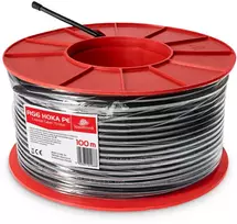 Kabelis RG6 Spacetronik HOKA PE 102 CU Dualsh. 100 m