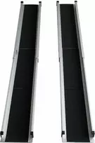 Sundo Mobilioji Rampa - Teleskopinė, Aliuminė 210 cm, 180 kg Apkrova, Juoda