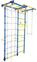 Sanro Sporto kompleksas (gimnastikos sienelė) JUNIOR ATLET LIGHT 2in1, mėlyna-geltona, 220x140cm
