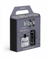 Jean Marc X-Juodas rinkinys vyrams (aftershave 100ml / deo 150ml)