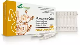 Soria Diatonato 2 Mangan-Cobre 28 Ampollės X 2ml