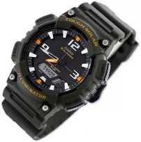 Laikrodis CASIO AQ-S810W-3AV MALE WATCH (zd044k) - SOLAR POWERED + BOX