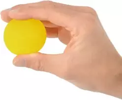 Kamuoliukas Moves Squeeze Ball 50 mm (Spalva: Geltona)