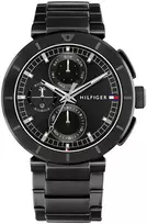 Laikrodis TOMMY HILFIGER 1792119. Kvarcas, Juoda Spalva. Vyriški.